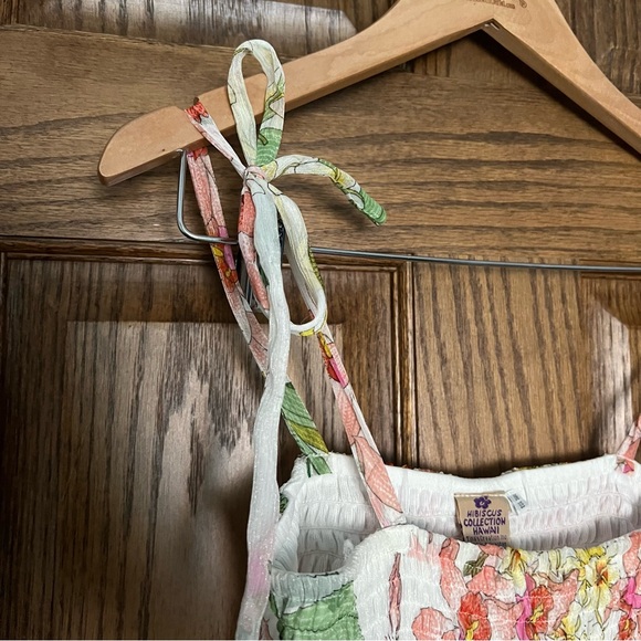 Hawaiian Tie Shoulder Midi Dress - Picture 3 of 4